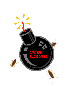 caution bug bomb