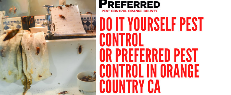 Do It Yourself Pest Control or Preferred Pest Control in Orange Country CA