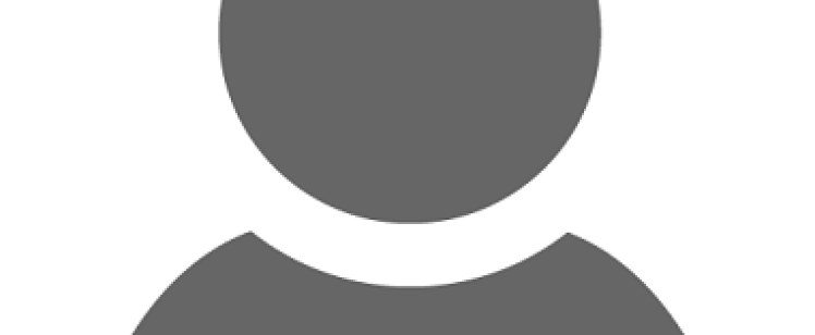 Gray user avatar silhouette