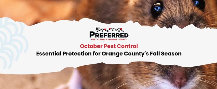 October Pest Control: Essential Protection for Orange County’s Fall Season