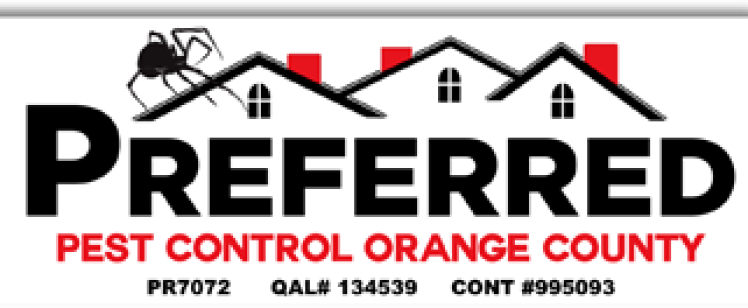 Preferred Pest Control Orange County logo with roofs